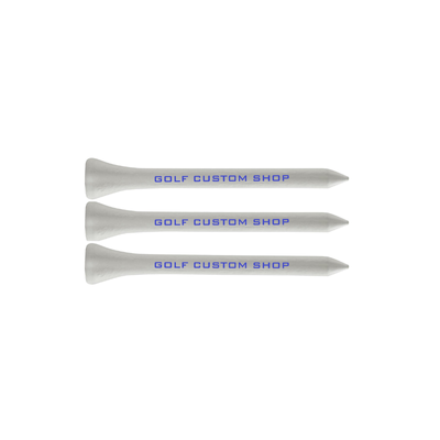 70mm White Printed Golf Tees